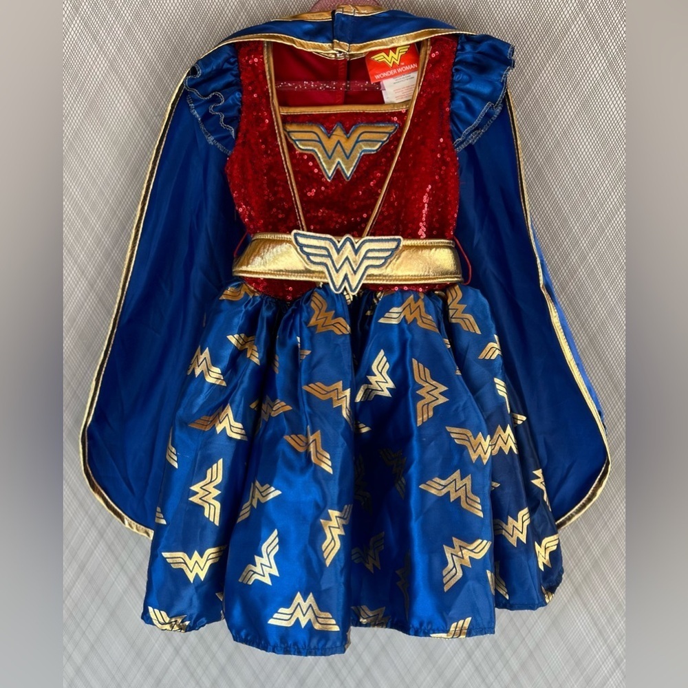 Rubie’s - Wonder Woman 4 piece Girls Costume Set (Small Size 3-4yrs) - Picture 2 of 7